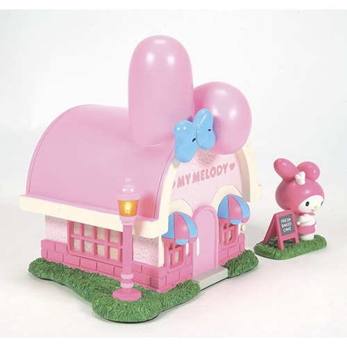 My Melodys Bakery Sanrio Village Dept 56 Side Front