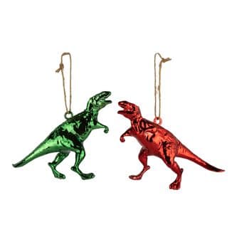 Retro Dinosaur Ornaments