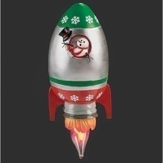 Snowman Rocket Night Light