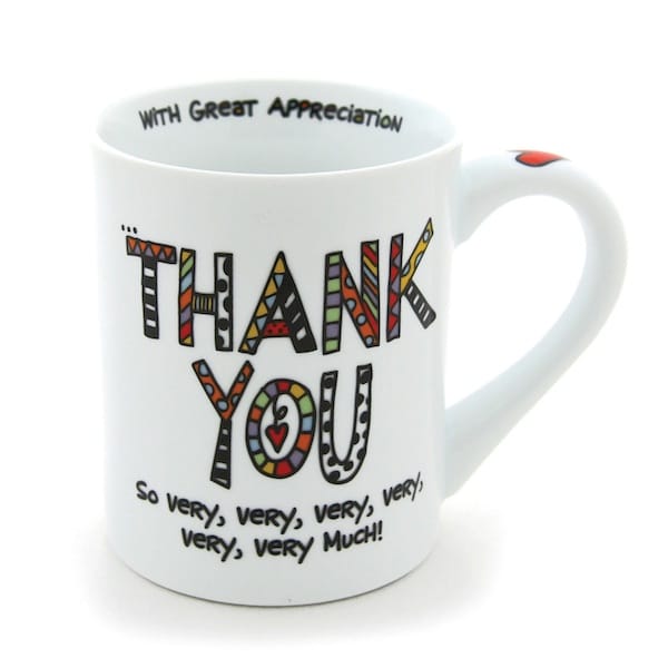 Thank You Mug Cuppa Doodle