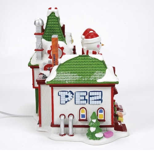 the Imperial Palace of Pez North Pole Village Dept 56 Side