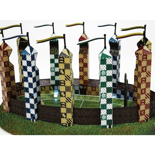 the Quidditch Pitch Harry Potter Village Dept 56 Back