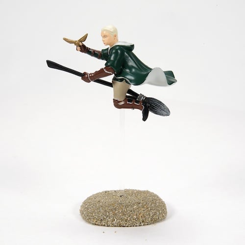 the Seekers Harry Potter Village Dept 56 Draco Side