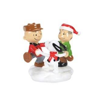 Trio Of Besties Peanuts Village Dept 56