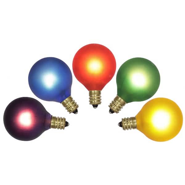 Twinkle Bulbs G40 Clear or Multi Colors