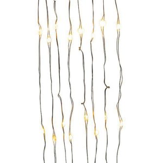 Silver Wire Warm White Superbright LED Light Set