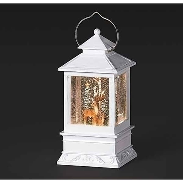 Wilderness Deer Snow Swirl Lantern