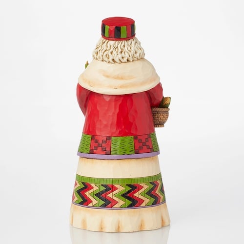 African Santa Figurine by Jim Shore Back