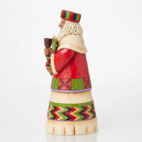 African Santa Figurine by Jim Shore Side Two