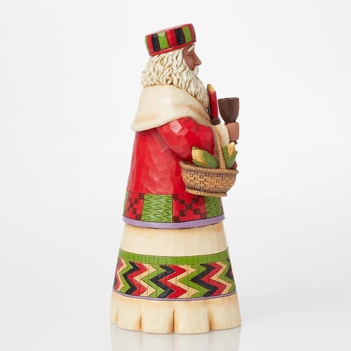 African Santa Figurine by Jim Shore Side