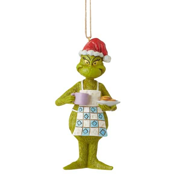 Baking Cookies Grinch Ornament by Jim Shore