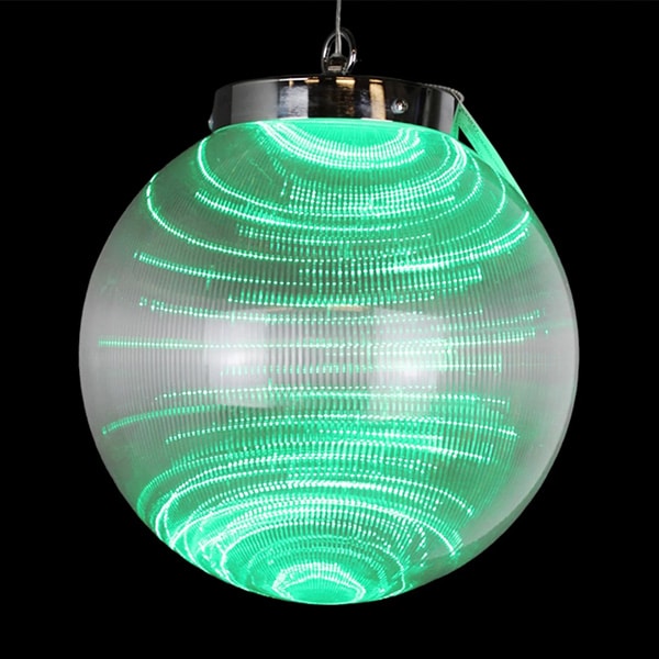 Borealis Ball Lighted Led Green 12