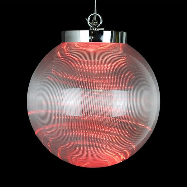 Borealis Ball Lighted Led Red 10