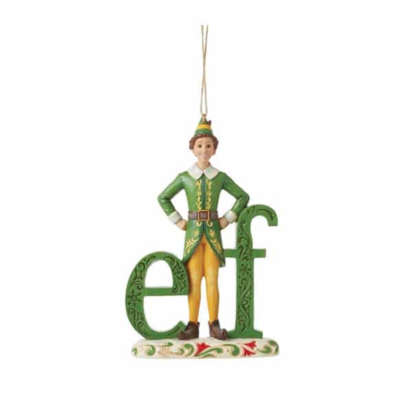 Buddy the Elf Name Ornament by Jim Shore