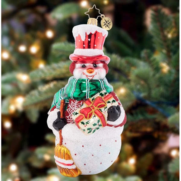 Christmas Joy Snowman by Radko
