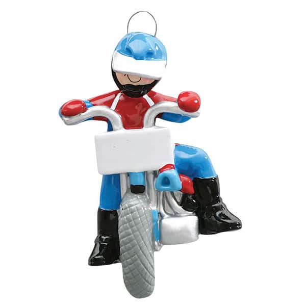 Dirt Bike Rider Ornament Personalized