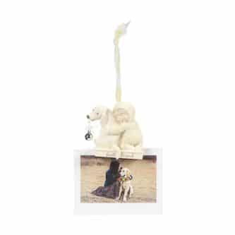 Dogs Best Friend Photo Clip Snowbabies Ornament With Pic