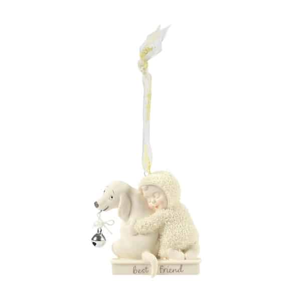 Dogs Best Friend Photo Clip Snowbabies Ornament