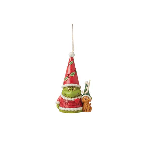 Gnome Grinch and Max Ornament by Jim Shore