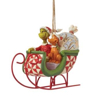 Grinch And Max Sleigh Ride By Jim Shore