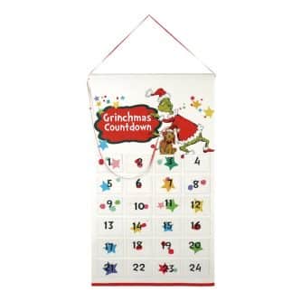 Grinch Countdown Calendar Advent