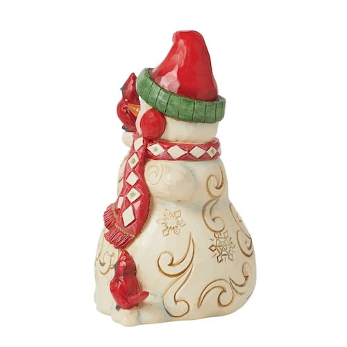 Hello Friends Little Snowman Figurine by Jim Shore Side Two