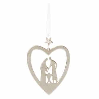 Holy Family Heart Ornament