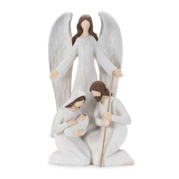 Holy Family with Angel Figurine