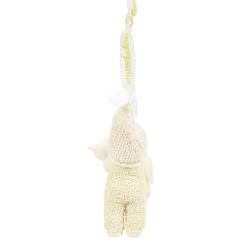 Kitten Carrier Snowbabies Ornament Back