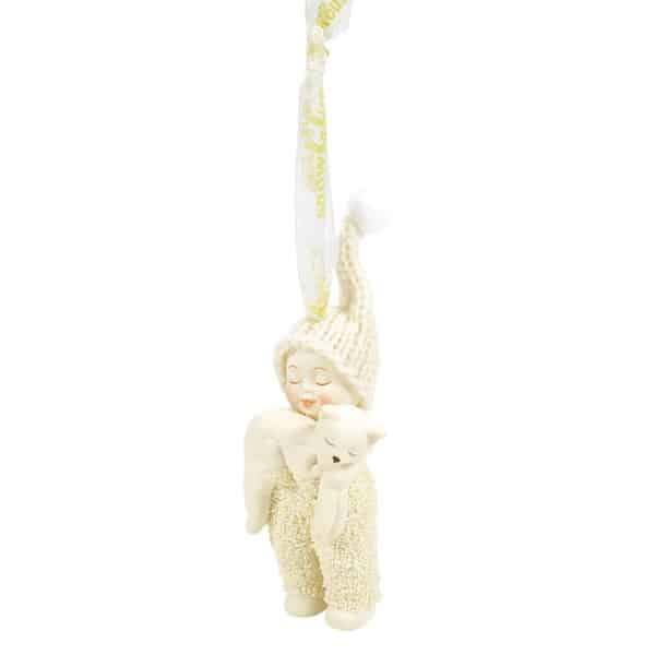 Kitten Carrier Snowbabies Ornament