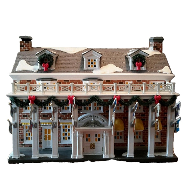 Lowell Inn Retired Original Snow Village D56 Pre owned Front