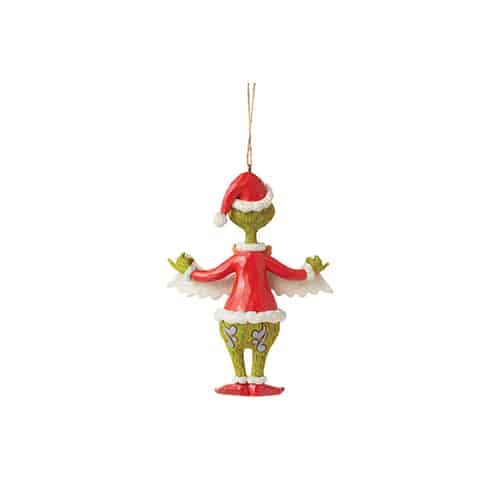 Merry Christmas Grinch Ornament by Jim Shore Back