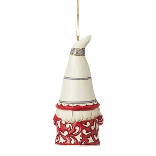 Nordic Noel Heart Gnome Ornament by Jim Shore Back