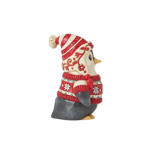 Nordic Noel Penguin Figurine by Jim Shore Side