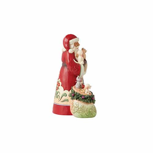 Pet Gifts Santa Figurine by Jim Shore Side