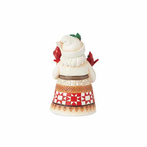 Pint Size Santa Cardinal Joy Figurine by Jim Shore Back