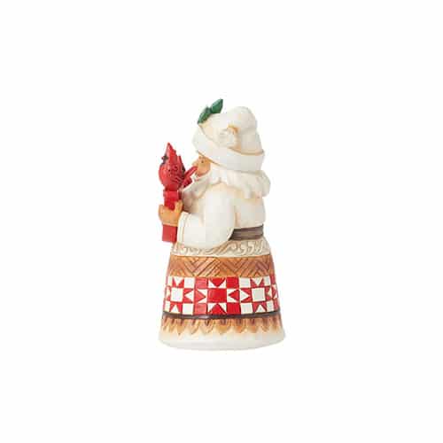 Pint Size Santa Cardinal Joy Figurine by Jim Shore Side Two