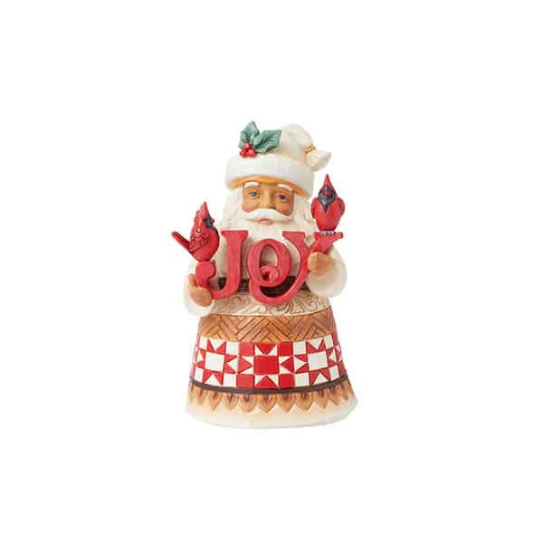 Pint Size Santa Cardinal Joy Figurine by Jim Shore