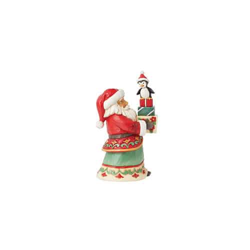 Pint Size Santa with Gifts Figurine by Jim Shore Side Two