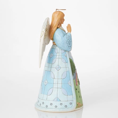 Rainbow Bridge Angel Figurine by Jim Shore Side