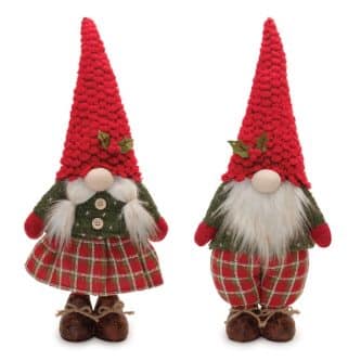 Red Knit Hat Holiday Gnomes