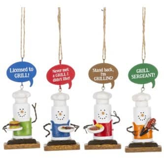 Smores Grilling Ornaments