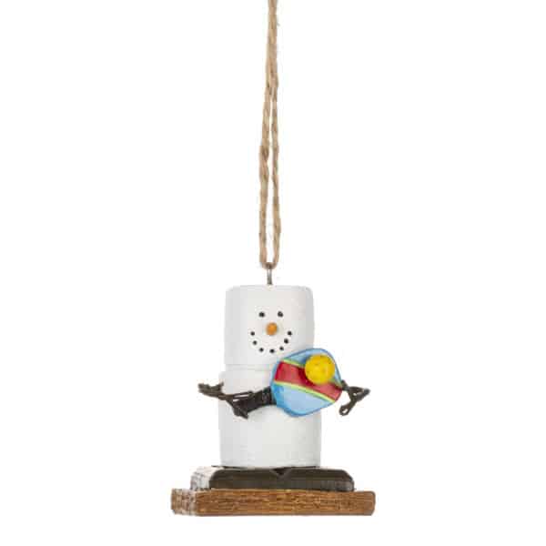 Smores Pickle Ball Player Ornament