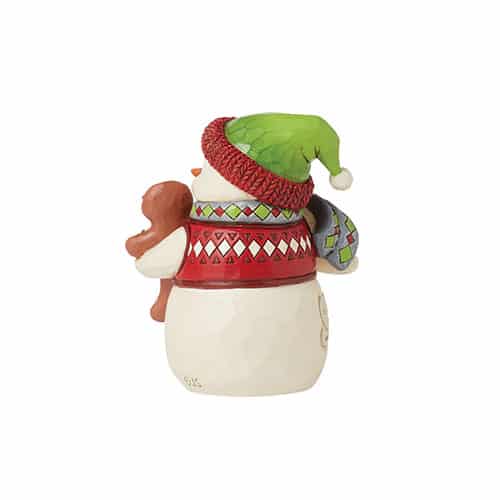 Snowman Gingerbread Cookie Figurine by Jim Shore Back