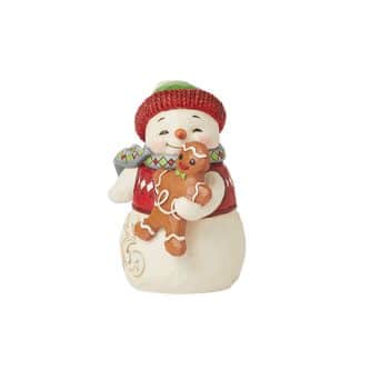 Snowman Gingerbread Cookie Figurine By Jim Shore Front