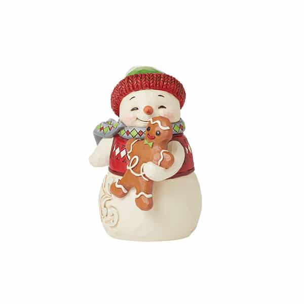 Snowman Gingerbread Cookie Figurine by Jim Shore Front