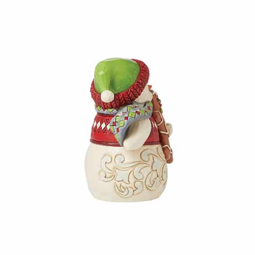 Snowman Gingerbread Cookie Figurine by Jim Shore Side
