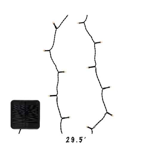 Solar Led Twinkle Warm White Two Sizes 295 Stand 1