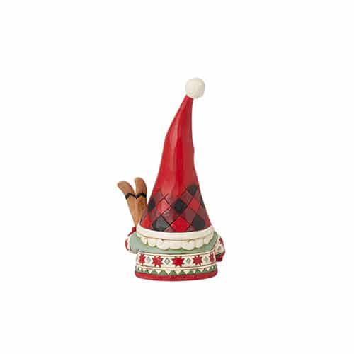 Tis the Ski son Gnome Figurine by Jim Shore Back