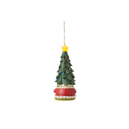 Tree Hat Gnome Grinch Ornament by Jim Shore Back